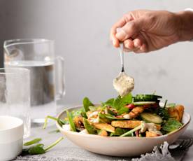 Sałatka z pieczonych ziemniaków i papryki (TM5)