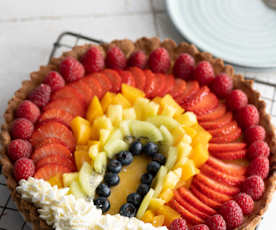 Rainbow Fruit Tart