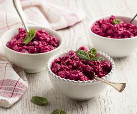 Rote Rüben Salat mit Schafs-Joghurt