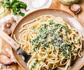 Pâtes à l'ail