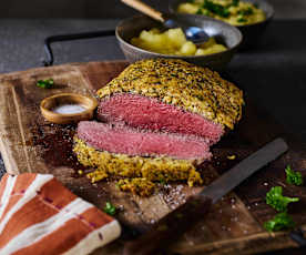 Roastbeef mit Senfkruste
