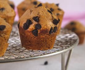 Kayısılı Damla Çikolatalı Muffin