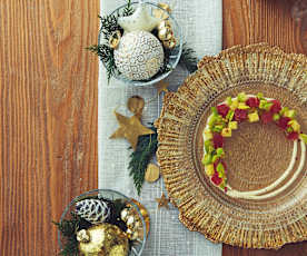 Ceviche di tonno con vinaigrette al lime