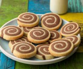 Chocolate Orange Pinwheel Biscuits