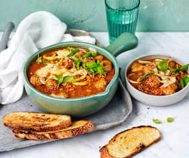 Jo Whitton's Wholesome meatball soup