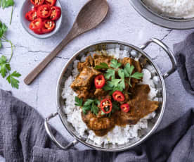 Creamy beef curry