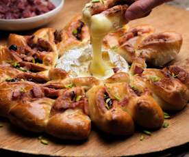 Festive Camembert Wreath