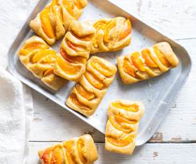 Gâteaux vapeur à l'abricot