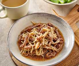 牛肉丝炒银牙