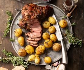 Lamb with Rosemary Potatoes