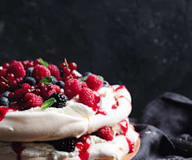 Pavlova aux baies