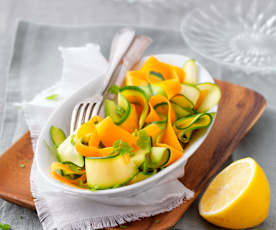 紅蘿蔔櫛瓜寬麵