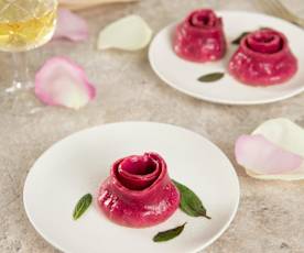 Rose di pasta ripiene