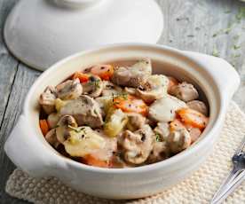 Blanqueta de ternera (Blanquette de veau)