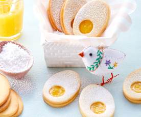 Sugar Cookies with Lemon Curd