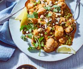 Blumenkohl-Erbsen-Curry