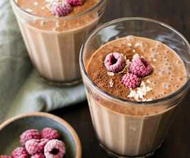 Batido de avena y cacao