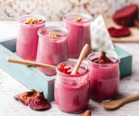 Mousses de betterave en deux façons