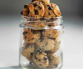 Galletas con chips de chocolate sin azúcar