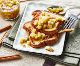 Brioche perdue aux pommes