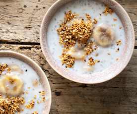 Crème banane-tapioca