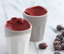 Gelado de amora