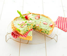 Tarte aux crudités