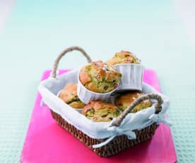 Raspberry and Pistachio Muffins