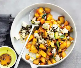 Salade chaude de pommes de terre
