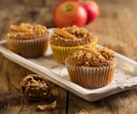 Jablečno-ořechové muffiny