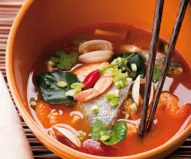 Spicy Seafood Soup (Tom Yum)