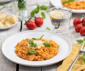 Risotto ze świeżymi pomidorami