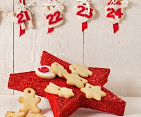 Calendario de Adviento de galletas