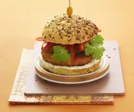 Bollywood Chicken Burger