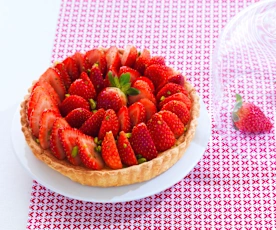 Tarte magique aux fraises