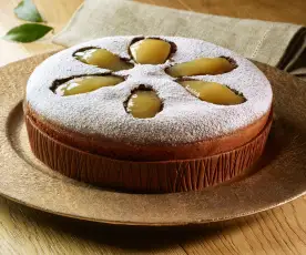 Torta pere e cacao all'olio extravergine di oliva di Luca Montersino