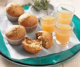 Vegane Birnen-Thymian-Muffins