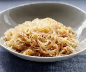 Kelp Noodles in Marinara Sauce