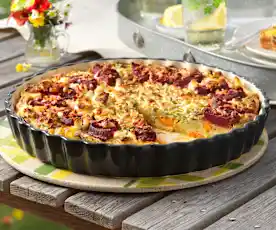 Bunte Ofen-Tortilla