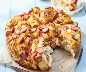 Chlebek hot dog do odrywania