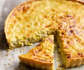 Leek and Lancashire Cheese Quiche