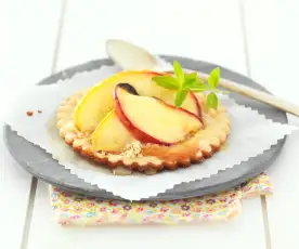 Peach and Lavender Tartlets