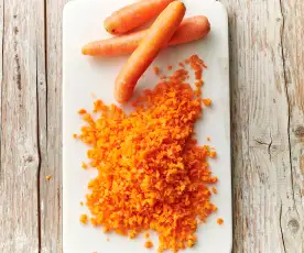Zanahorias ralladas (500-700 g)