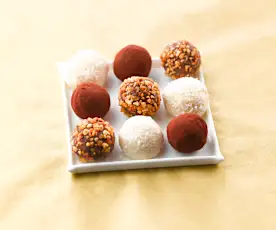 Assortiment de truffes au chocolat