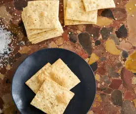 Crackers de sésamo