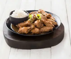 Ginger chicken wings