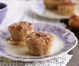 Muffiny polité jablečno-citrónovou šťávou