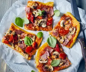 Polenta-Pizza