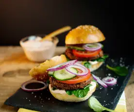 Veggi-Bohnen-Burger