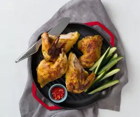 Pollo con coco al estilo de Malasia